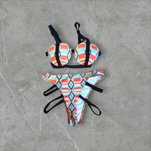 Colorful Geometric Bikini Set